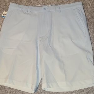 Greg Norman striped pale spring blue shorts